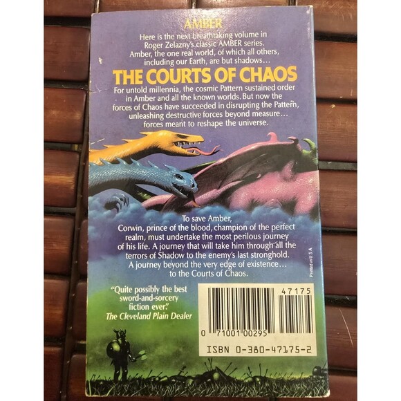 Roger Zelazny The Courts of Chaos Amber Chronicles Vintage 1970s Fantasy - Picture 2 of 3